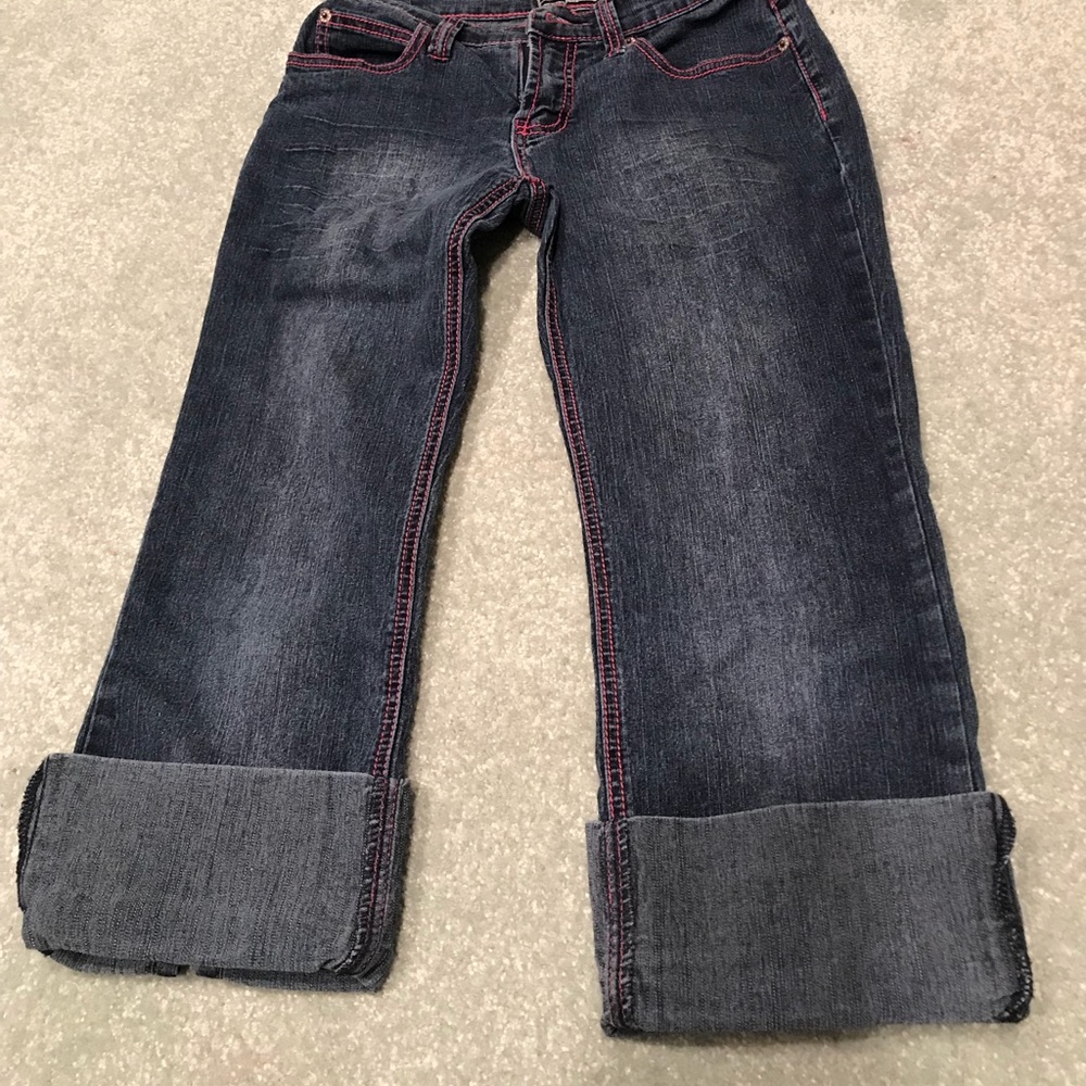 R4R Rave Jeans size one woman’s Junior bluejeans